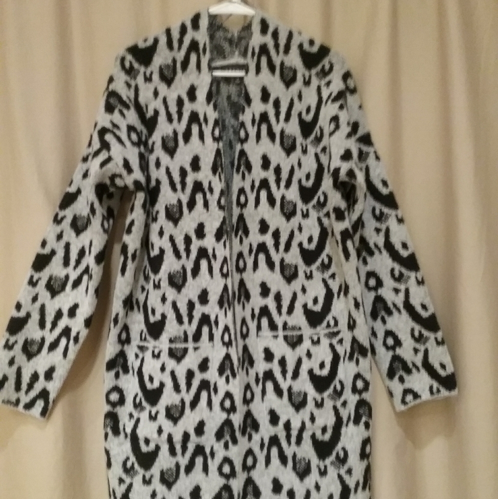 Animal print sweater
